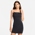 Nike Sportswear Chill Knit Women's Tight Mini-Rib Cami Dress - Black