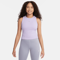 Nike Girls' Dri-FIT Tank Top - Purple - 50% Recycled Polyester