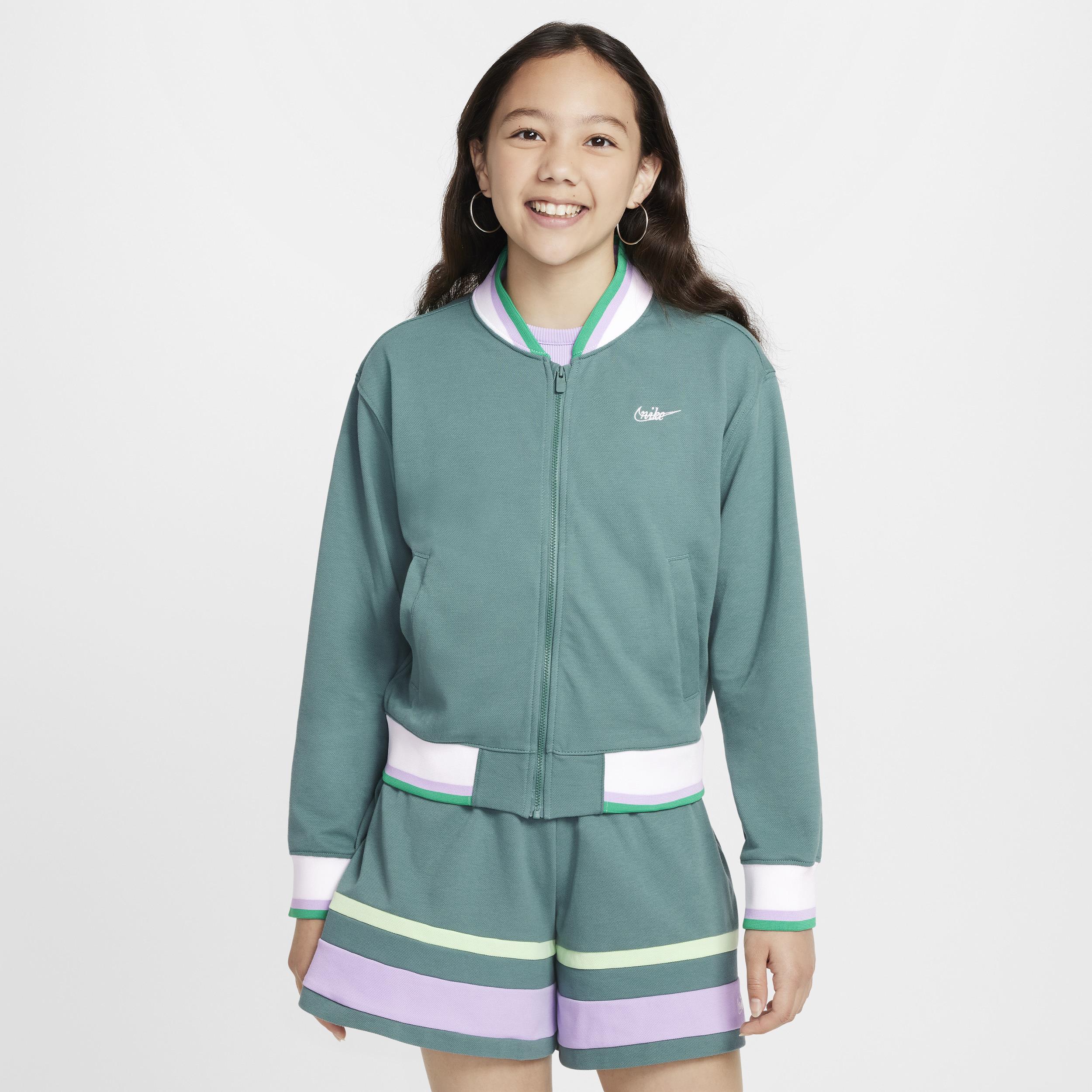 Nike Sportswear Girls' Jacket - Green