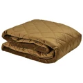 Allure Velvet Bed Comforter, 280x140cm, Caramel