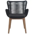 Walmer Rope & Eucalyptus Timber Outdoor Dining Chair