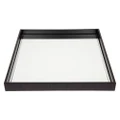 Miles Mirrored Tray, Large, Black