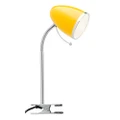 Sara Metal Clamp Desk Lamp, Yellow
