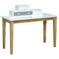 Umea Wooden Kids Study Desk, 120cm, White / Grey