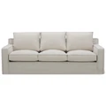 Morani Fabric Sofa, 3 Seater, Stone