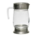 Torrens Glass & Pewter Pitcher, Small