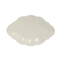 Vienna Stoneware Oval Platter, Large, Off White