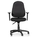 Rocio Fabric Office Chair, Black