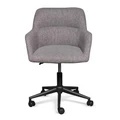 Malov Fabric Office Chair, Lead Grey