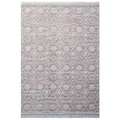 Aura No.6236 Flat Woven Wool Rug, 80x150cm, Ivory / Red