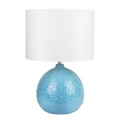 Boden Ceramic Base Table Lamp, Blue