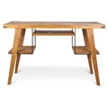 Tropica Woody Commercial Grade Reclaimed Teak Timber Desk, 130cm