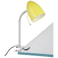 Lara Metal Adjustable Clamp Desk Lamp, Yellow