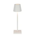 Lorenzo Rechargeable Touch Dimming LED Table Lamp, White