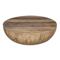 Croft Elm Timber Round Coffee Table, 120cm
