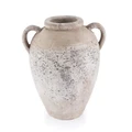 Stetson Ceramic Urn Vase, Large, Antique White