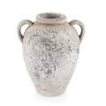 Stetson Ceramic Urn Vase, Small, Antique White