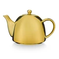 VTWonen Michallon Porcelain Teapot, Gold