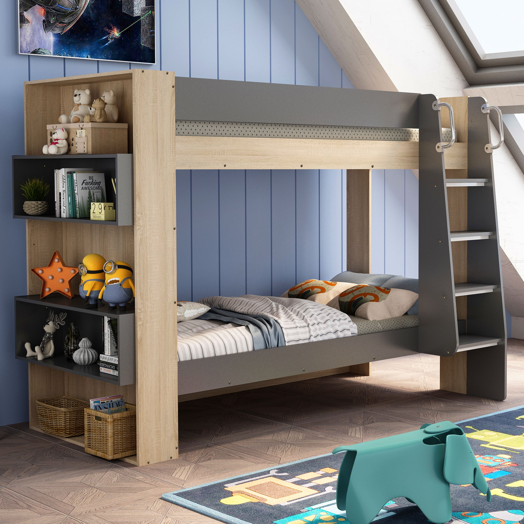 Kingsley Bunk Bed, Single