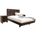Kenelda Mountain Ash Timber 3 Piece Platform Bed & Bedside Suite, Queen