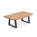Mildura Acacia Timber & Steel Coffee Table, 115cm