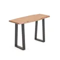 Mildura Acacia Timber & Steel Console Table, 115cm