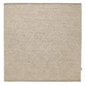 Alexia Modern Square Wool Rug, 240cm, Ivory