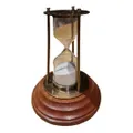Paradox 5 Minute Sandglass Timer with Timber Base