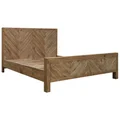 Mandalay Recycled Pine Timber Bed, Queen