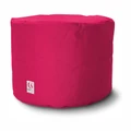 Indosoul Cordoba Outdoor Round Ottoman Bean Bag Cover, Pink