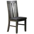 Oran New Zealand Pine Timber Dining Chair with Fabric Seat