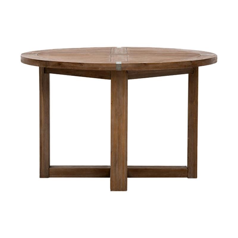 Berida Acacia Timber Round Dining Table, 120cm