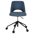 Albury Commercial Grade Gravity Fabric Gas Lift Office Chair, V2, Denim / Black