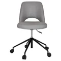 Albury Commercial Grade Gravity Fabric Gas Lift Office Chair, V2, Steel / Natural