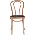 Princess Polish Made Commercial Grade European Beech Timber Dining Chair, Vinyl Seat, Natural