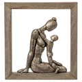 Nadal Sculpture In Frame Wall Decor, Mother & Child