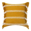 Hana Cotton Scatter Cushion, Mustard