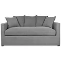 Austinmer Fabric Slipcover Sofa, 2.5 Seater, Slate Grey