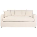 Austinmer Fabric Slipcover Sofa, 2.5 Seater, Salt & Pepper
