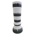 Paradox Ceramic Black Brushed Vase, Tall