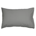 Algodon 300TC Cotton Pillowcase, Twin Pack, Charcoal