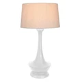 Peninsula Wooden Base Table Lamp, White