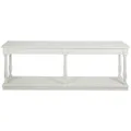Luxe Elm Timber Console Table, 210cm, White