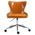 Anemoi PU Leather Gas Lift Office Chair, Cognac