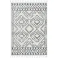 Casablanca Fez Tribal Rug, 230x160cm, Ivory / Charcoal