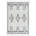 Casablanca Temara Tribal Rug, 230x160cm, Ivory / Charcoal