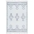 Casablanca Temara Tribal Rug, 230x160cm, Off White / Silver