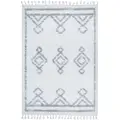 Casablanca Temara Tribal Rug, 290x200cm, Off White / Silver
