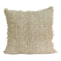 Iris Cotton Crepe Scatter Cushion Cover, Saffron / Beige