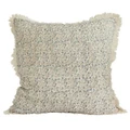 Iris Cotton Crepe Scatter Cushion Cover, Blue / Beige